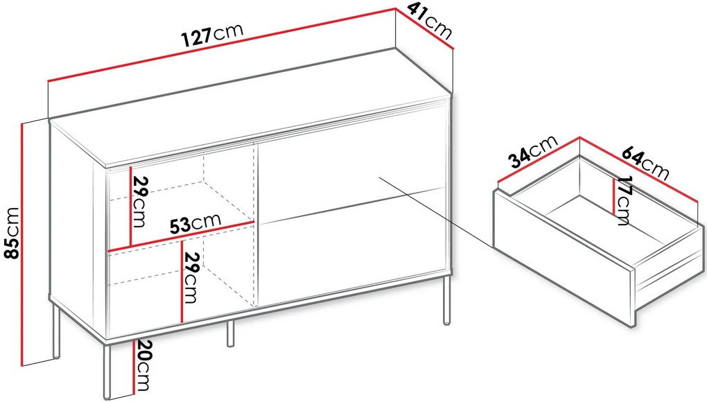 Μπουφές Visso VI-03