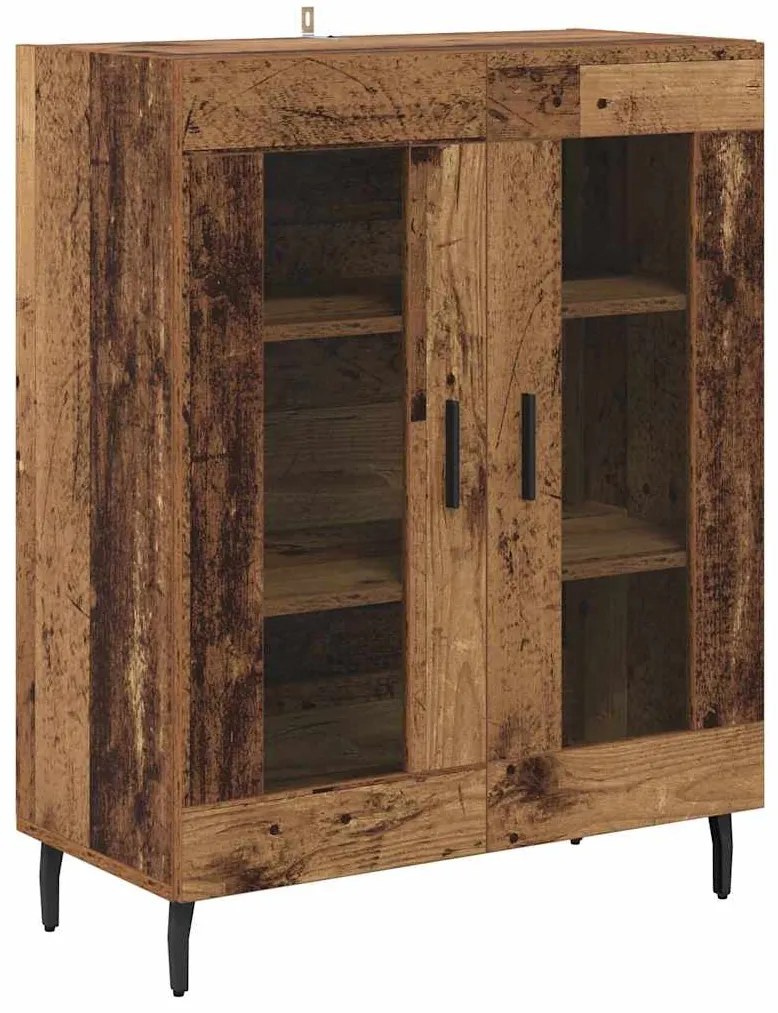 vidaXL Πλαϊνό γραφείο Παλιό Ξύλο 69,5 x 34 x 90 εκ. Επεξεργασμένο ξύλο