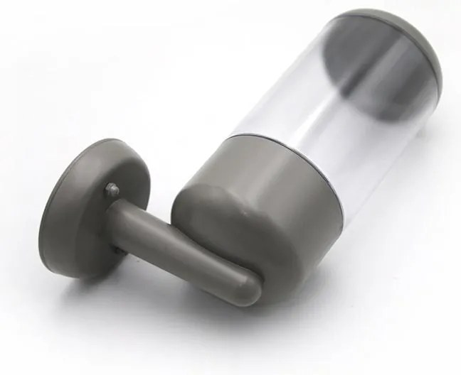 Adeleq Απλίκα PC Κύλινδρος UP Φ91mm h26cm Ντουί Ε27 IP44 Γκρι 9-2876