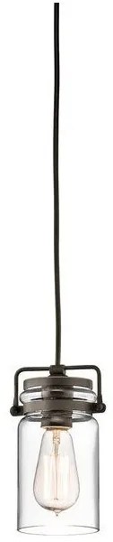 Κρεμαστό Φωτιστικό Οροφής 1xE27 Brinley Elstead Lighting-KL-BRINLEY-MP-OZ-Μπρονζέ KL-BRINLEY-MP-OZ