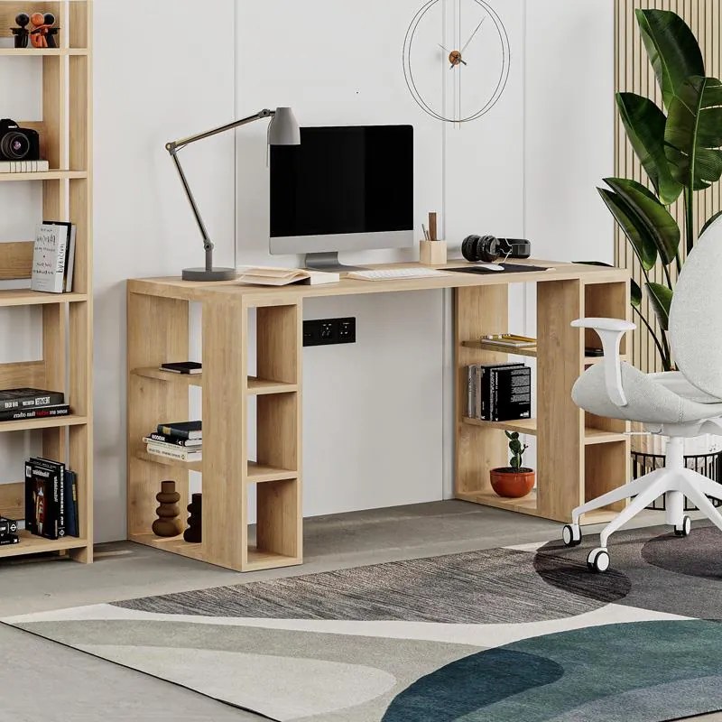 Γραφείο Colmar σε oak απόχρωση 140x60x75εκ 140x60x75 εκ.