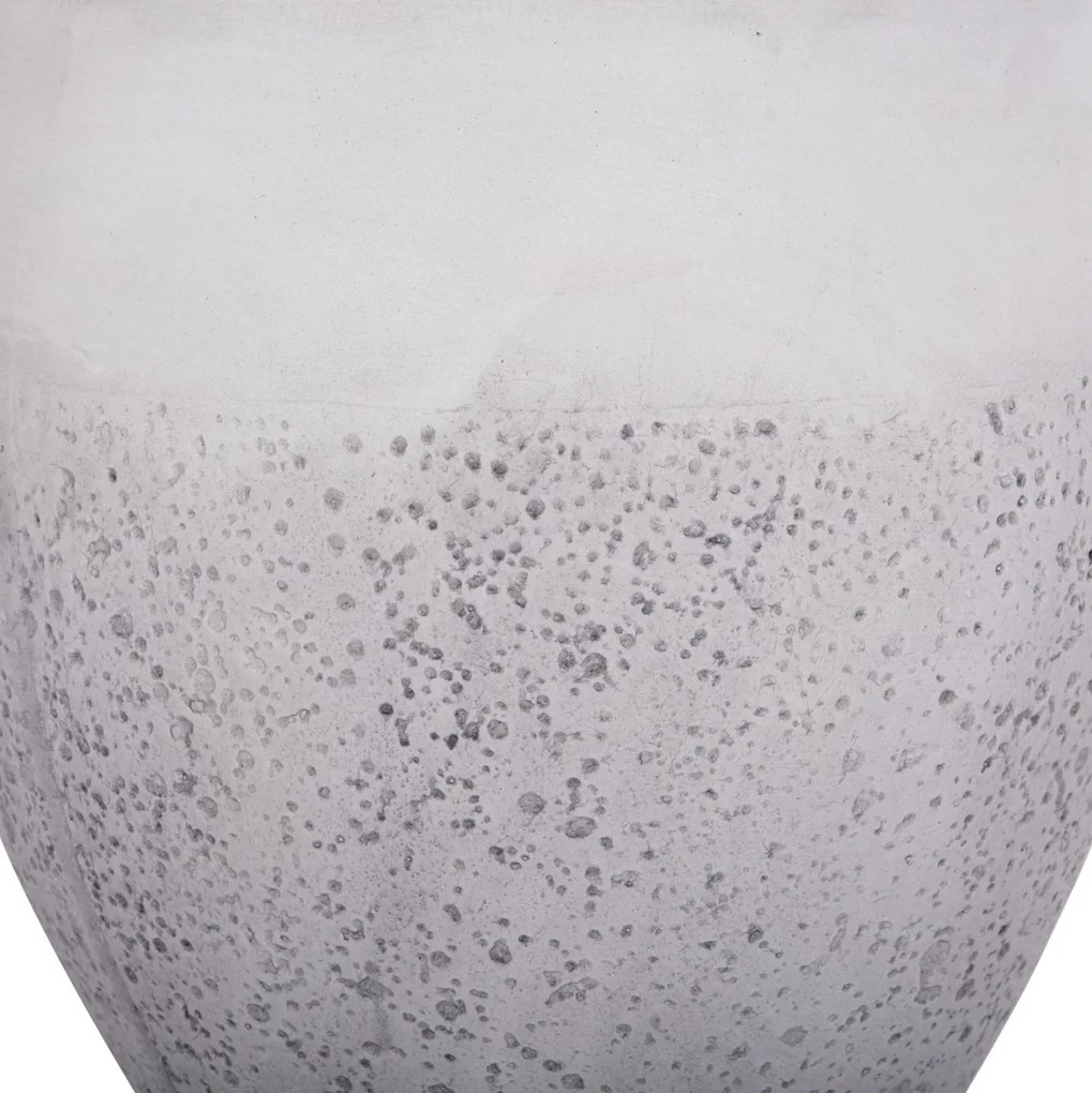 Σετ 3 τεμ. Γλάστρες GARDENER C4718 Fiberclay Λευκό Φ55x54,5Υ εκ. 55x55x54.5 εκ.