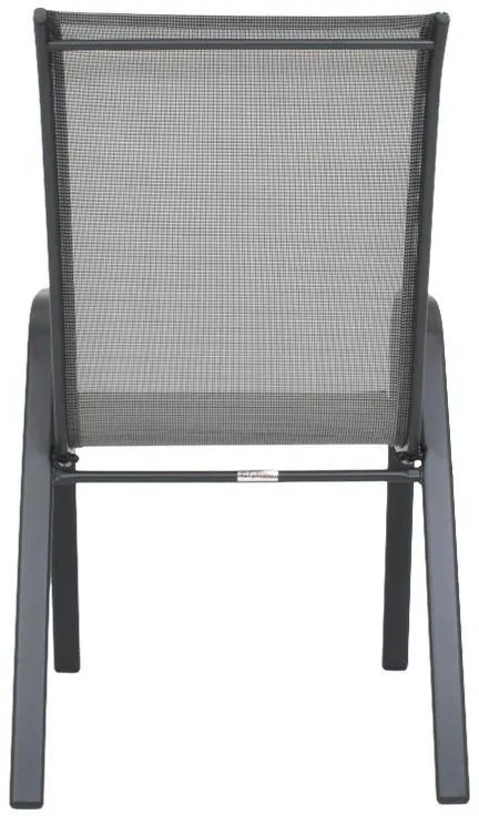 Καρέκλα FL5001 Fylliana Textlene Μαύρο - Καφέ 55x72x92 εκ. 55x72x92 εκ.