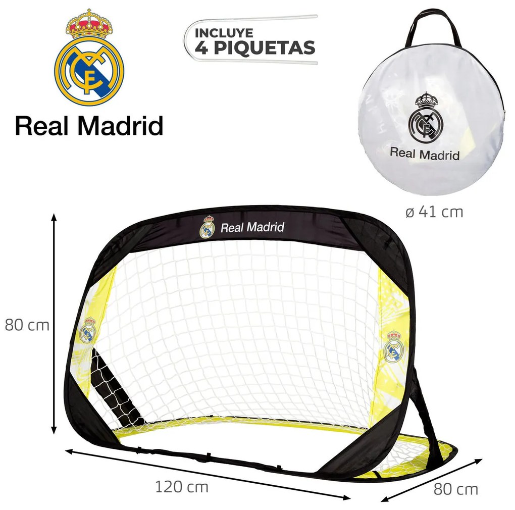 Τέρμα Ποδοσφαίρου Real Madrid C.F. 120 x 80 x 80 cm