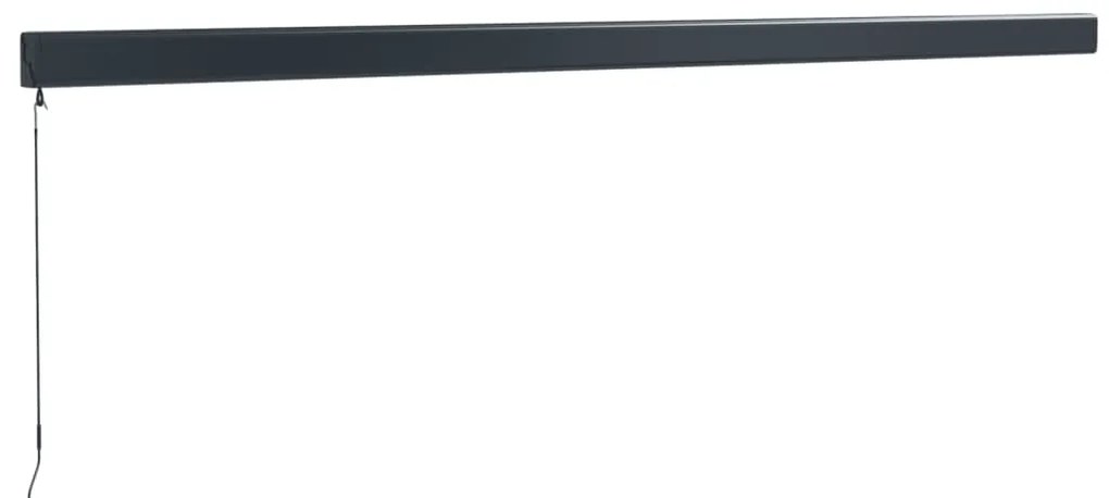 vidaXL Τέντα Πτυσσόμενη Κίτρινη / Λευκή 5 x 3 μ. Ύφασμα και Αλουμίνιο