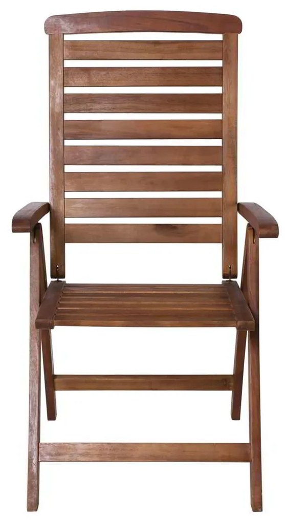 Πολυθρόνα GARDEN 5-Θ Πτυσ/νη Acacia High 58x70x105cm