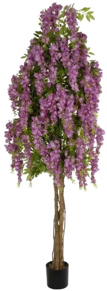 Τεχνητό Δέντρο Wisteria 20681 60x60x180cm Pink GloboStar Ξύλο,Ύφασμα