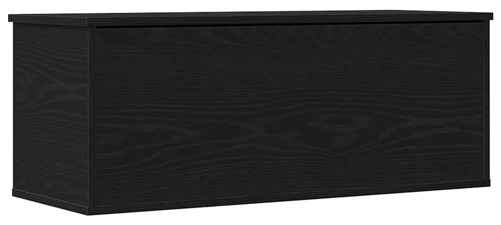 vidaXL Κουτί αποθήκευσης Μαύρη δρυς 90 x 35 x 35 cm Επεξεργασμένο ξύλο