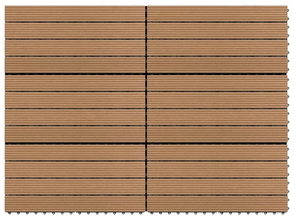 ΠΛΑΚΑΚΙΑ DECK 6 ΤΕΜ. ΚΑΦΕ 60 X 30 ΕΚ. 1,08 Μ² ΑΠΟ WPC 149028