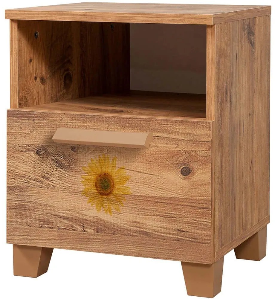 Κομοδίνο Leva Alfa Seed 863SPH3519 45x40x52cm Multi