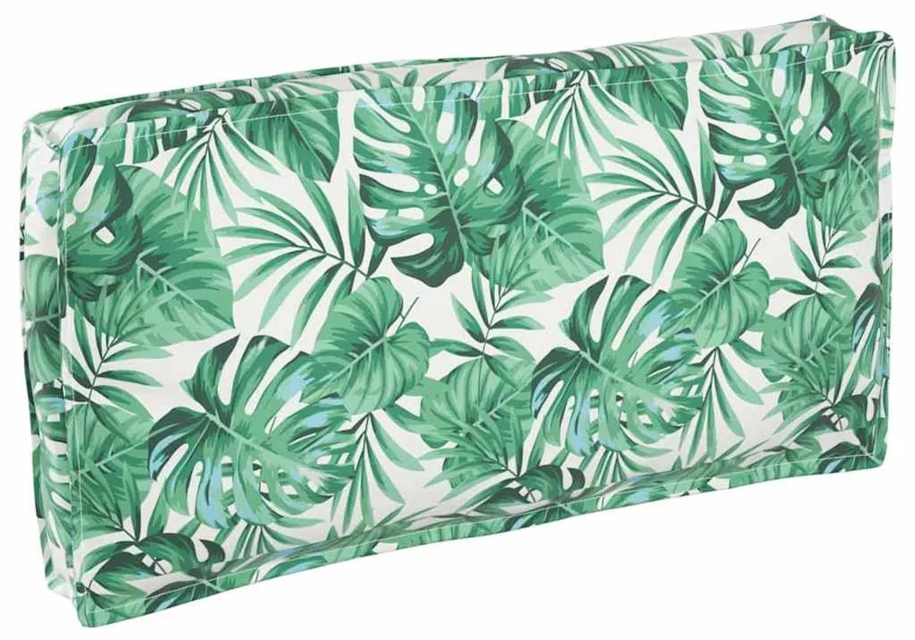 vidaXL Μαξιλάρι παλέτας για κάθισμα / πλάτη Floral Μοτίβο φύλλων