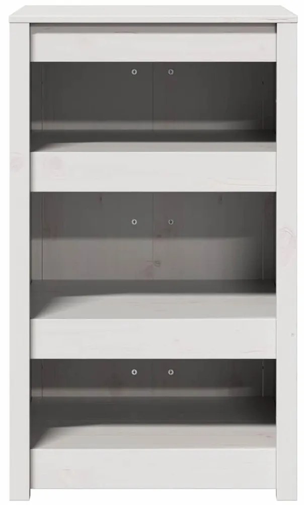 vidaXL Ντουλάπα Κουζίνας Λευκό 55 x 55 x 92 cm Μασίφ ξύλο πεύκου