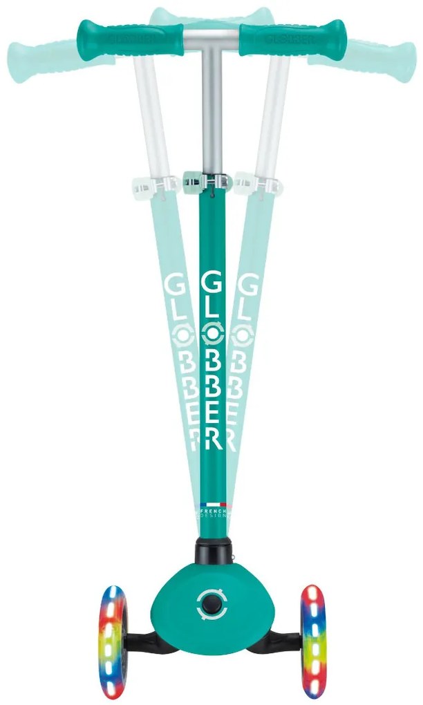 Globber Scooter Primo Lights V2 Emeral Green