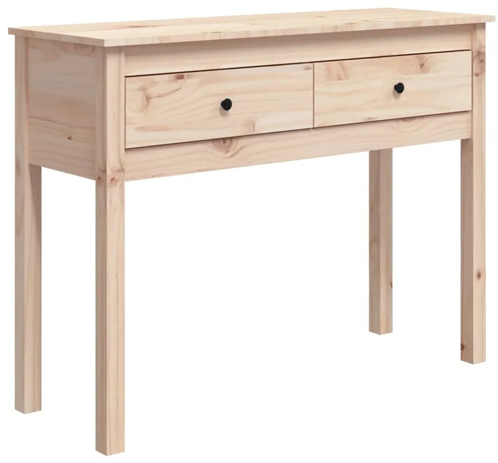 vidaXL Τραπέζι Κονσόλα 100x35x75 εκ. από Μασίφ Ξύλο Πεύκου