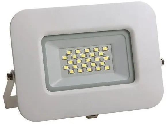 Προβολέας LED 20W IP65 3000K Αλουμίνιο PLUS Eurolamp-147-69318-Λευκό 147-69318