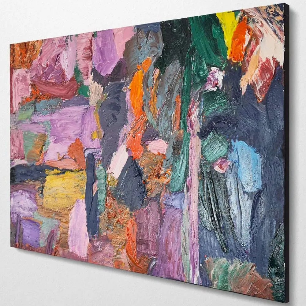 Πίνακας Καμβάς 405HND1208 50x70cm Multi Wallity Κάθετοι Wood, Canvas