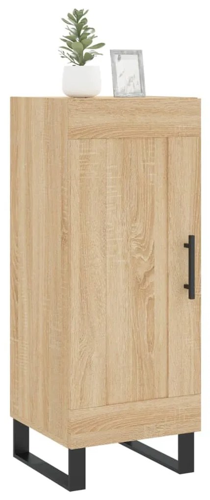vidaXL Ντουλάπι Sonoma Δρυς 34,5x34x90 εκ. από Επεξεργασμένο Ξύλο