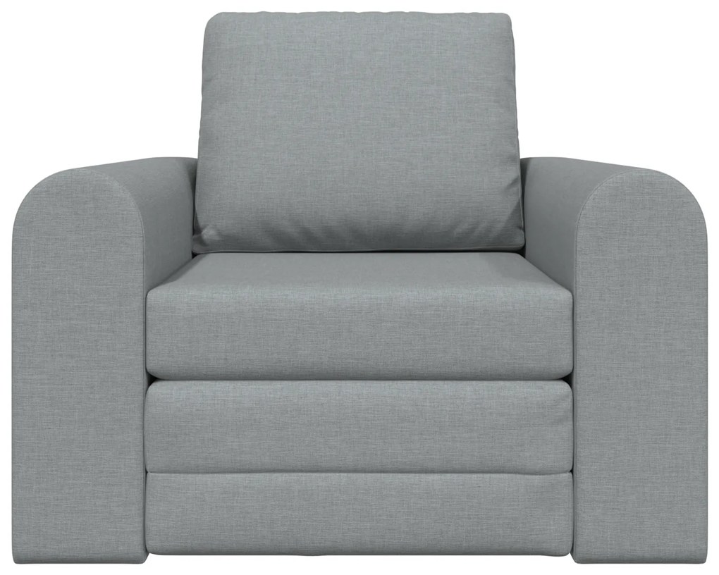 vidaXL Καναπές Κρεβάτι 2 Σε 1 Ανοιχτό Γκρι 98x71x83 εκ. Ύφασμα