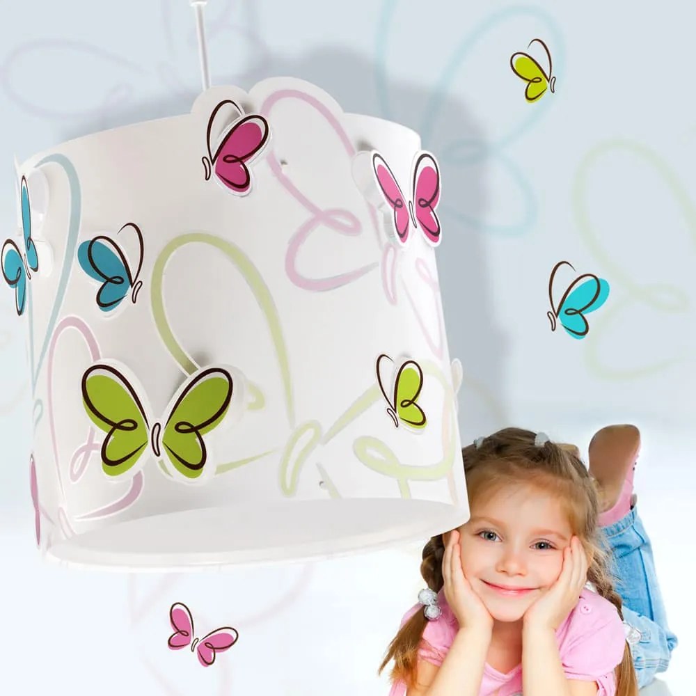 Butterfly κρεμαστό παιδικό φωτιστικό οροφής - 62142