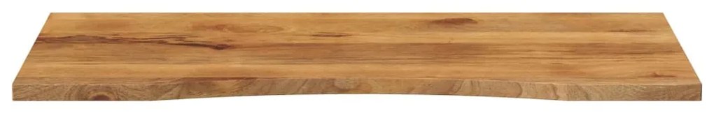 vidaXL Επιφάνεια Γραφείου Καμπύλη 110x60x2,5 εκ Μασίφ Ακατ. Μάνγκο