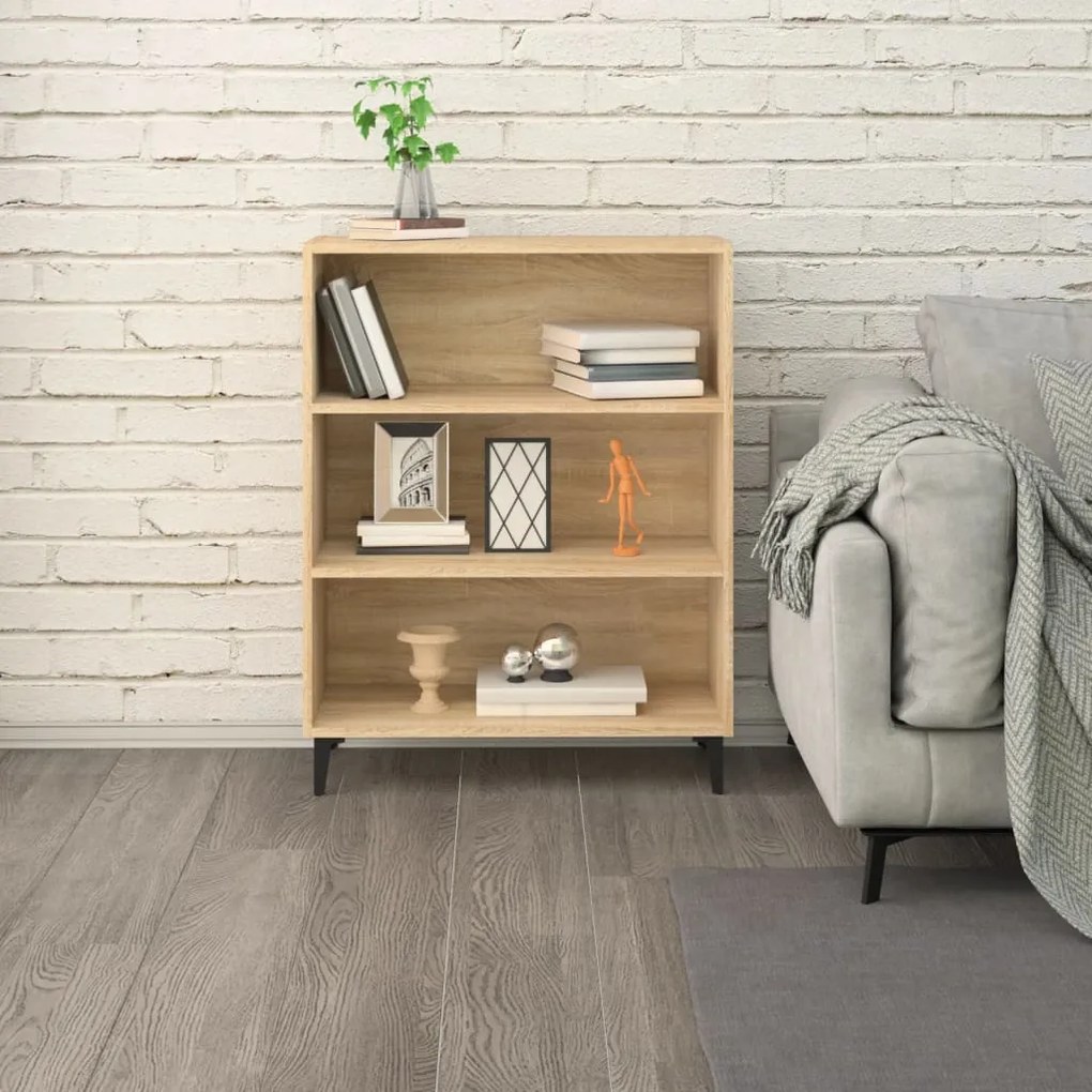 vidaXL Ντουλάπι Sonoma Δρυς 69,5x32,5x90 εκ. από Επεξεργασμένο Ξύλο