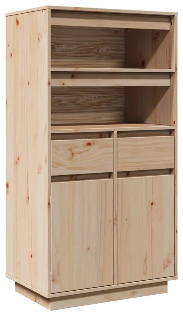vidaXL Ντουλάπι 60 x 40 x 116,5 εκ. από Μασίφ Ξύλο Πεύκου