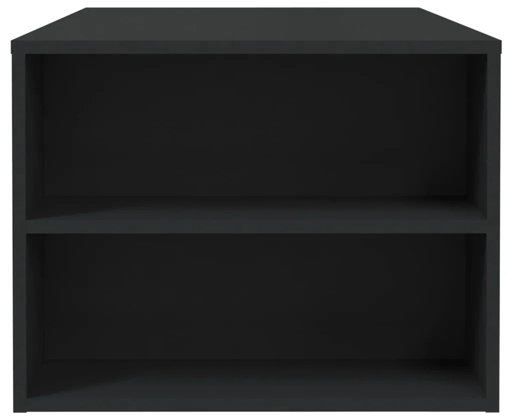 vidaXL Τραπεζάκι Σαλονιού Μαύρο 102 x 55 x 42 εκ. από Επεξεργ. Ξύλο