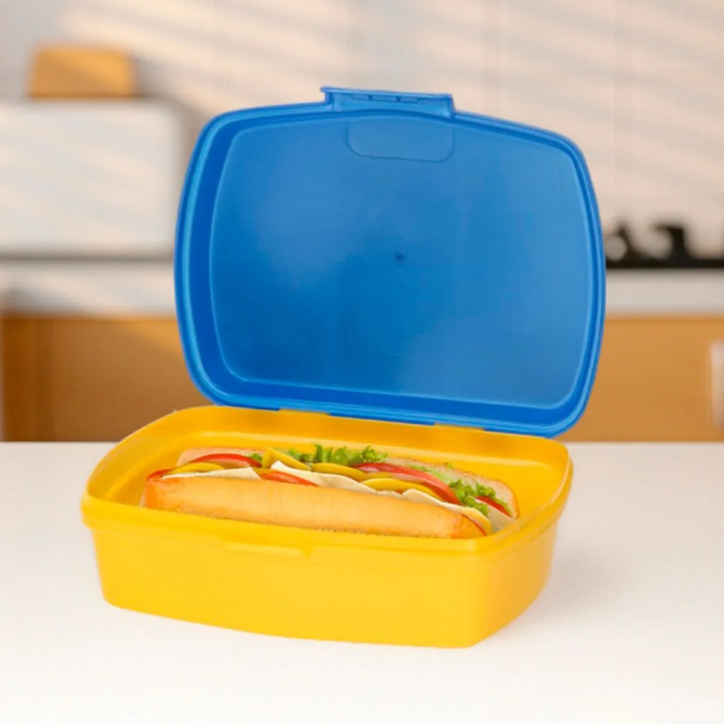 Τσάντα Γεύματος με Αξεσουάρ Mickey Mouse Πλαστική ύλη 380 ml 17 x 5,5 x 13,5 cm (x6)