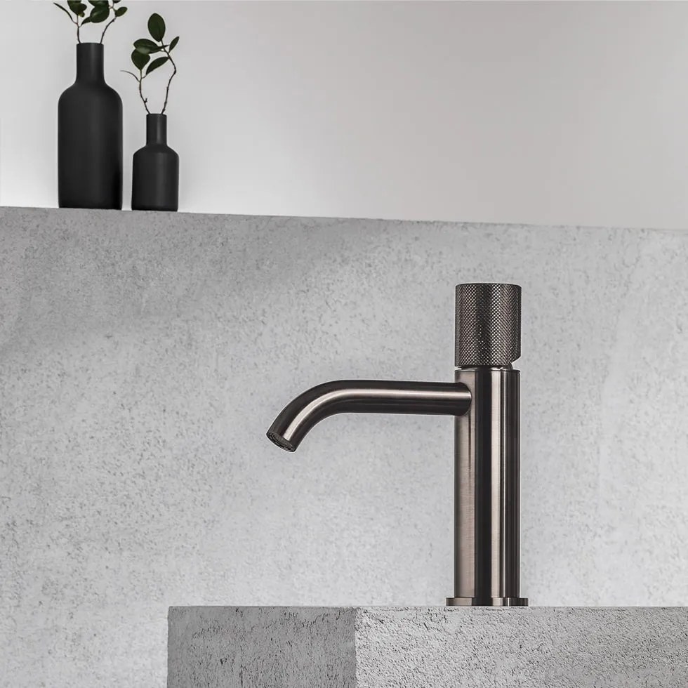 Μπαταρία νιπτήρα Eletta Tecno-Μauro-brushed