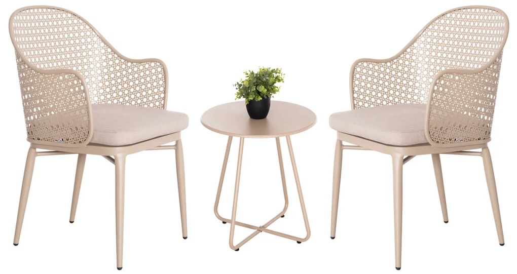 ΣΕΤ LOUNGE 3TMX ΕΞ.ΧΩΡΟΥ OREGO HM21107.03 ΑΛΟΥΜΙΝΙΟ &amp; ΜΕΤΑΛΛΟ ΣΕ ΚΑΠΟΥΤΣΙΝΟ