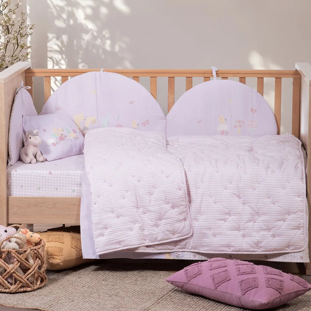 Κουβερλί Κούνιας (110x150) Nef-Nef Homeware Special Lilac