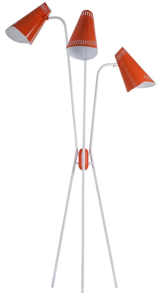 Φωτιστικό Δαπέδου 534LUN5469 Φ45x180cm 3xE27 40W Orange-White Opviq