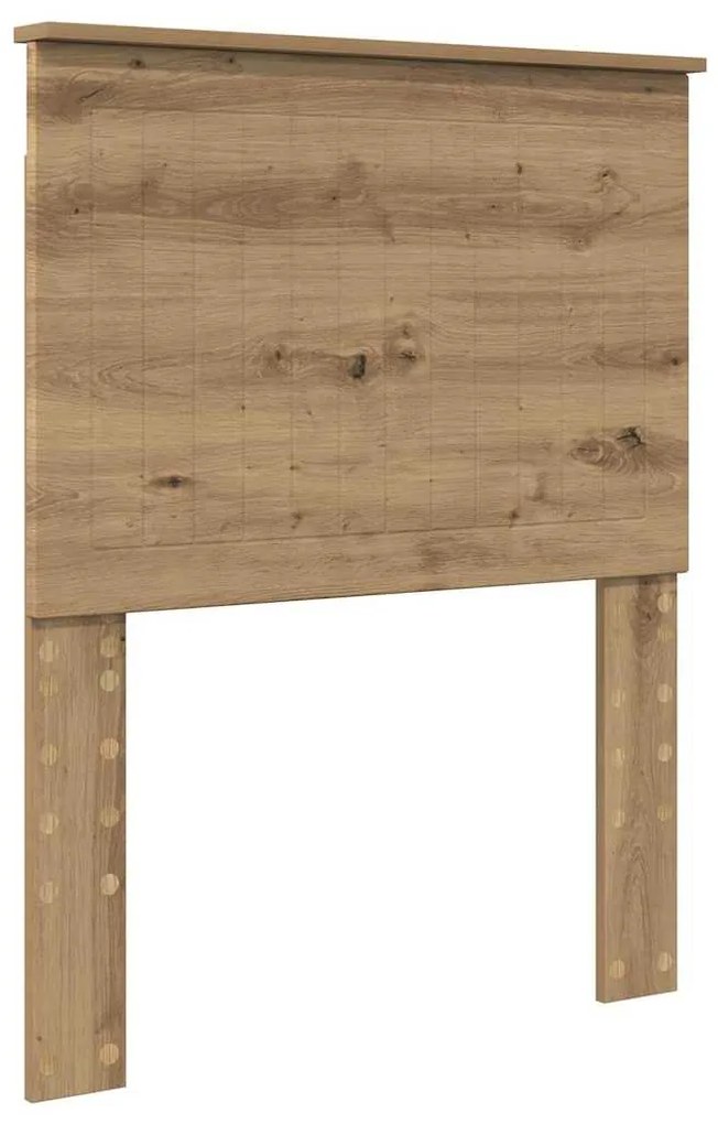 vidaXL Κεφαλάρι με κεφαλάρι Artisan Oak 75 cm Επεξεργασμένο ξύλο