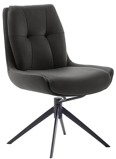 Bali Καρεκλα Relax Μαύρη + Υποπόδιο 83x86x102 cm