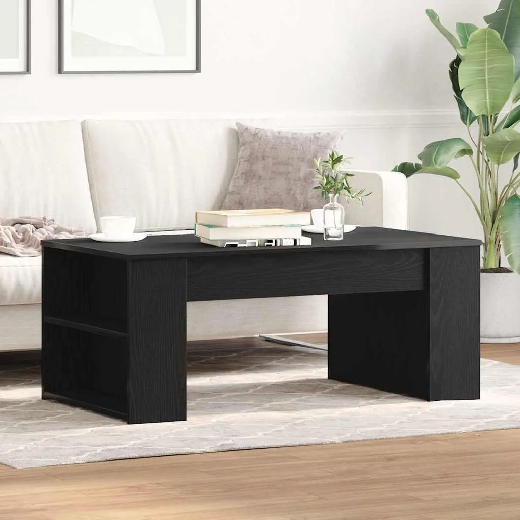 vidaXL Τραπεζάκι σαλονιού Μαύρη δρυς 102 x 55 x 42 cm