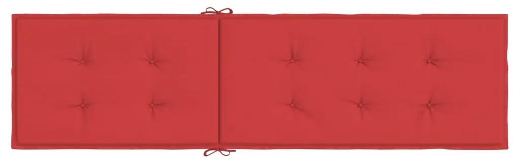 vidaXL Μαξιλάρι Σεζλόνγκ Κόκκινο (75+105) x 50 x 3 εκ.