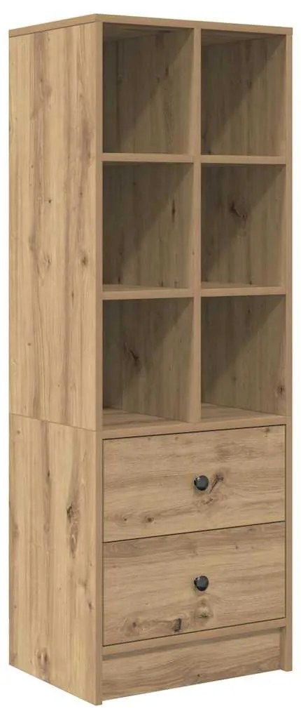 vidaXL Γραφείο με αποθηκευτικό χώρο με συρτάρι 2 pcs artisan δρυς