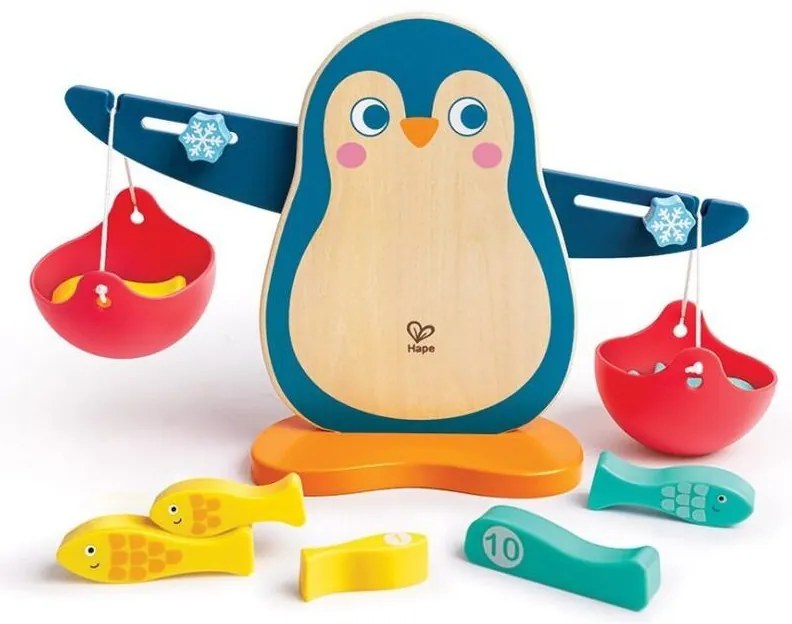 Hape Early Explorer Ξύλινη Ζυγαριά Penguin Balance Scale