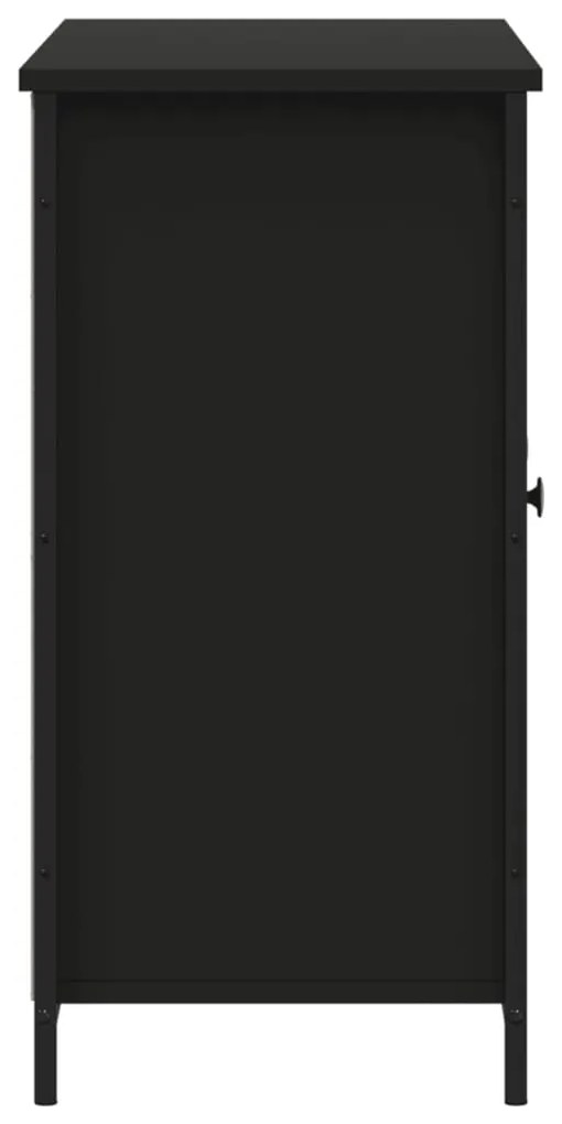 vidaXL Μπουφές Μαύρος 100 x 35 x 70 εκ. από Επεξεργασμένο Ξύλο