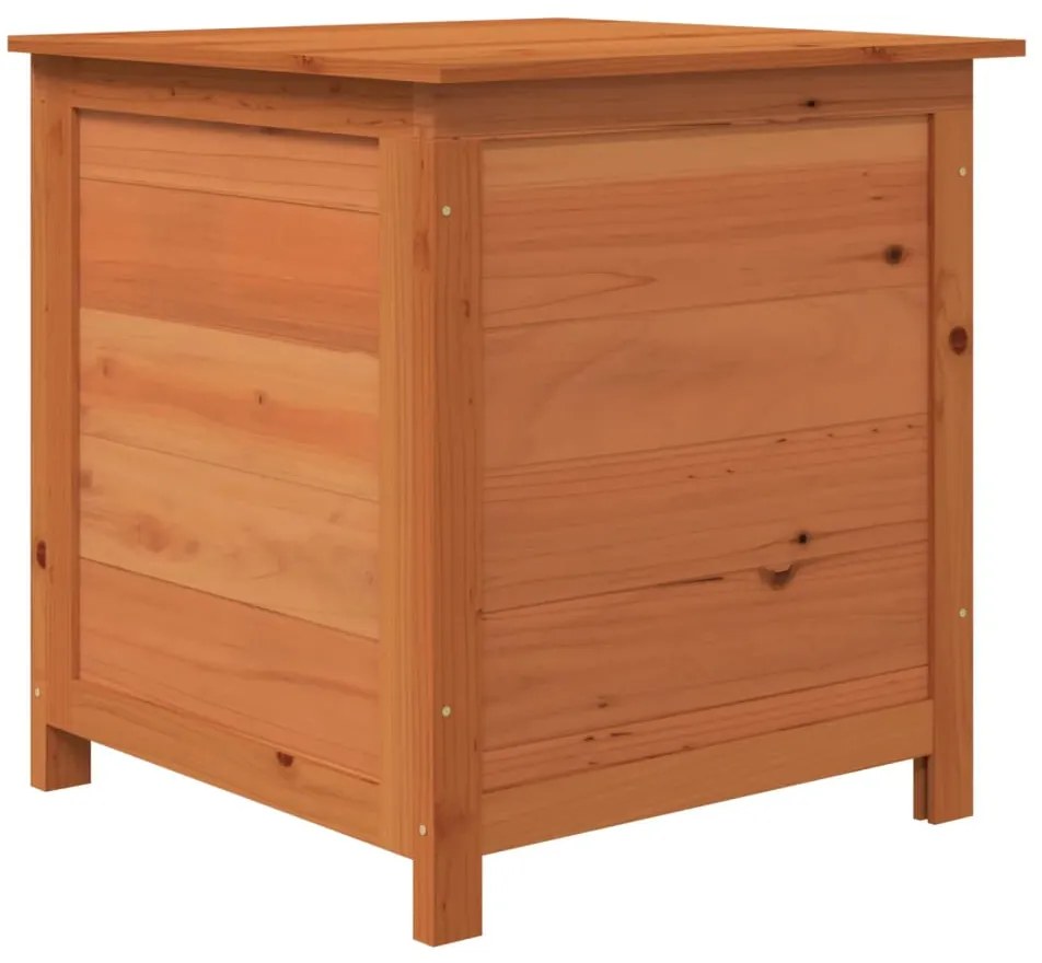vidaXL Κουτί Μαξιλαριών Εξ. Χώρου Καφέ 50x50x56 εκ. Μασίφ Ξύλο Ελάτης