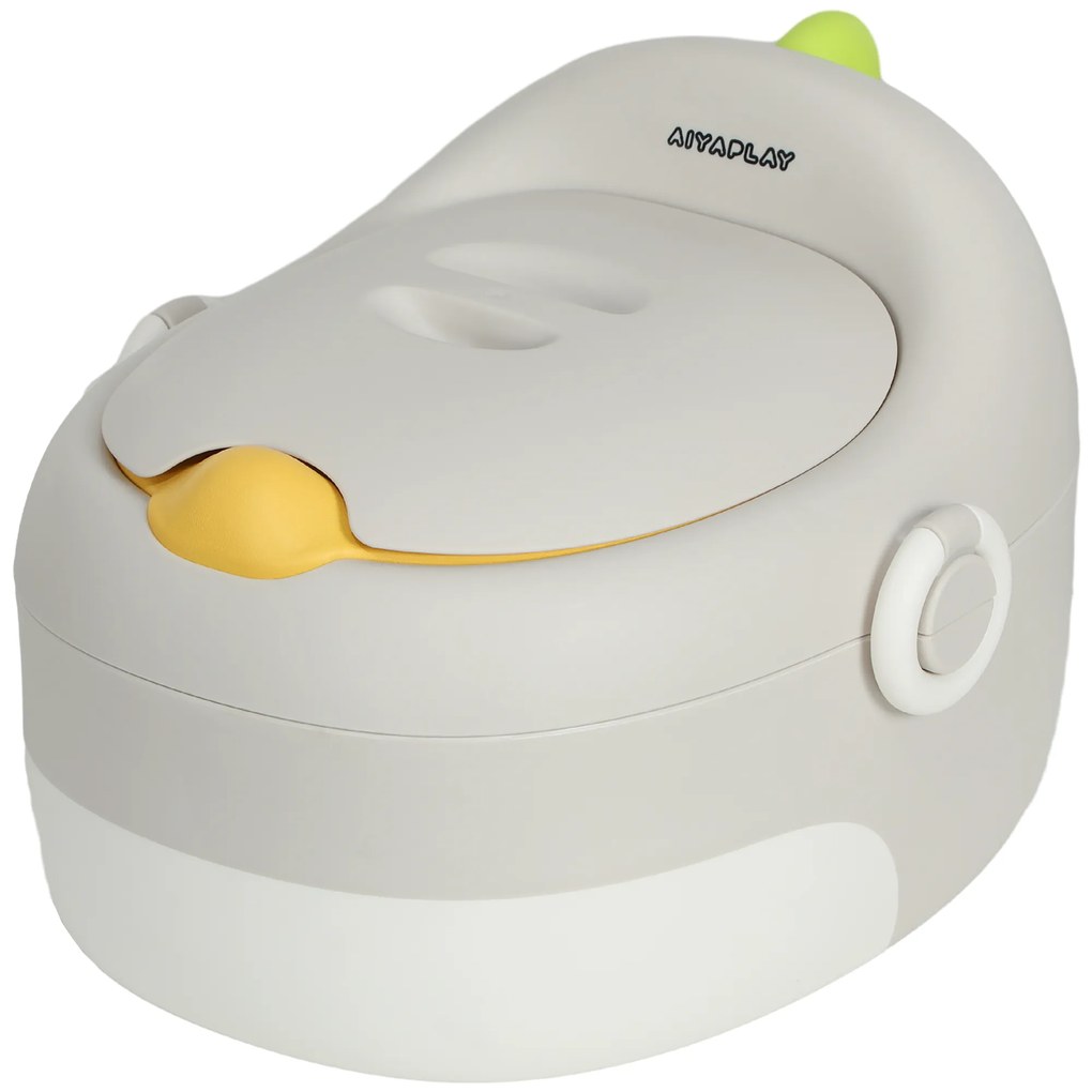 AIYAPLAY Γιογιό 3-σε-1 για Παιδιά, Αποσπώμενο Κάθισμα, Επένδυση από Δερματίνη, έως 50 kg, 6 μηνών έως 6 ετών, Γκρι