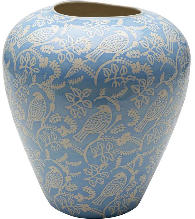 Vase Birdsong 33cm - Μπλε