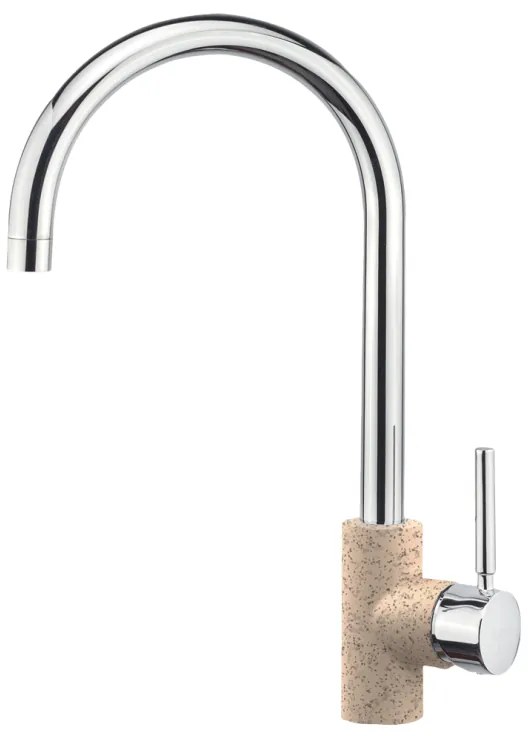 Sanitec Doppio Ψηλή Μπαταρία Κουζίνας Granite Beige