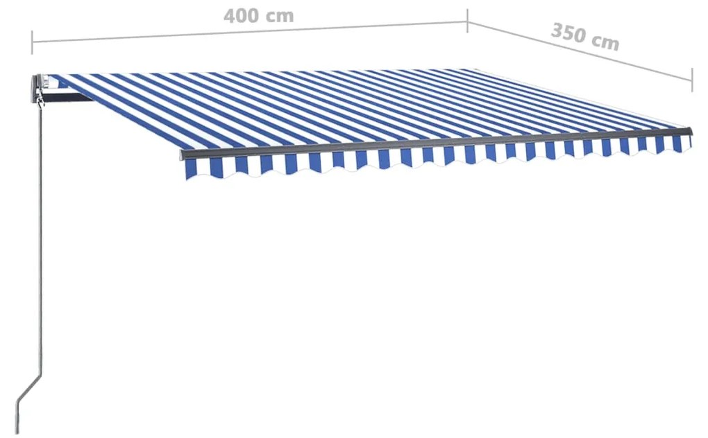 ΤΕΝΤΑ ΑΥΤΟΜΑΤΗ ΑΝΕΞΑΡΤΗΤΗ ΜΠΛΕ/ΛΕΥΚΟ 400 X 350 ΕΚ. 3069826