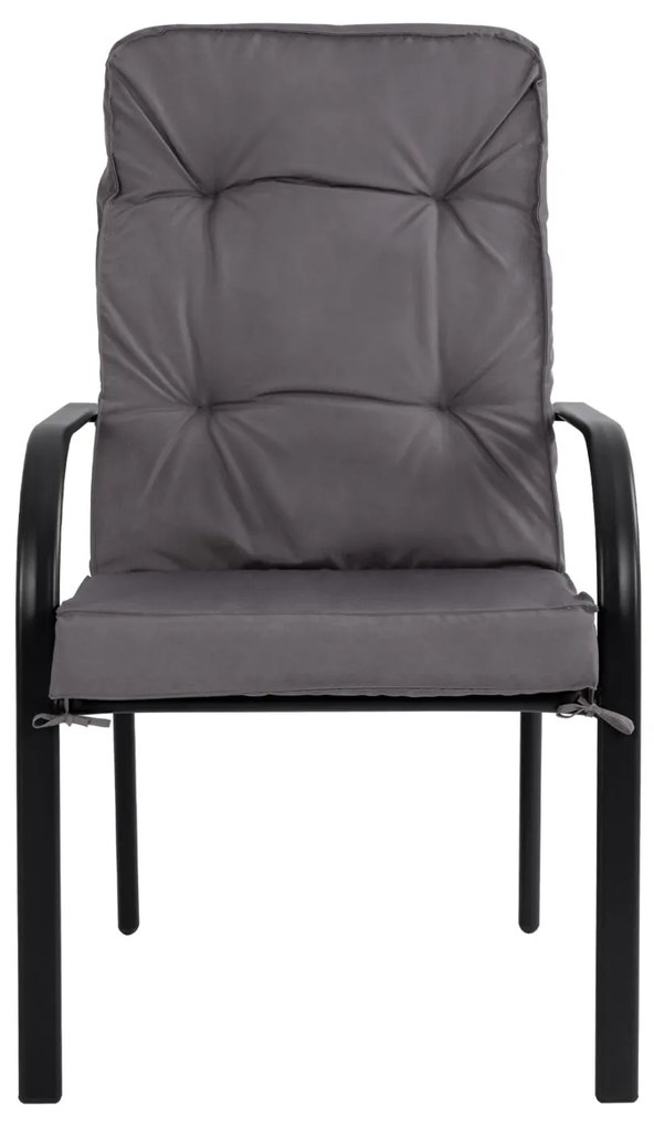 Καρέκλα - Πολυθρόνα ENDIKA C5680.01 Μεταλλική Γκρί με Μαξιλάρι 60x71x105Υ εκ. 60x71x105 εκ.