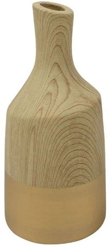Βάζο LJT269420G 20,5cm Gold-Natural Oriana Ferelli® Ceramic