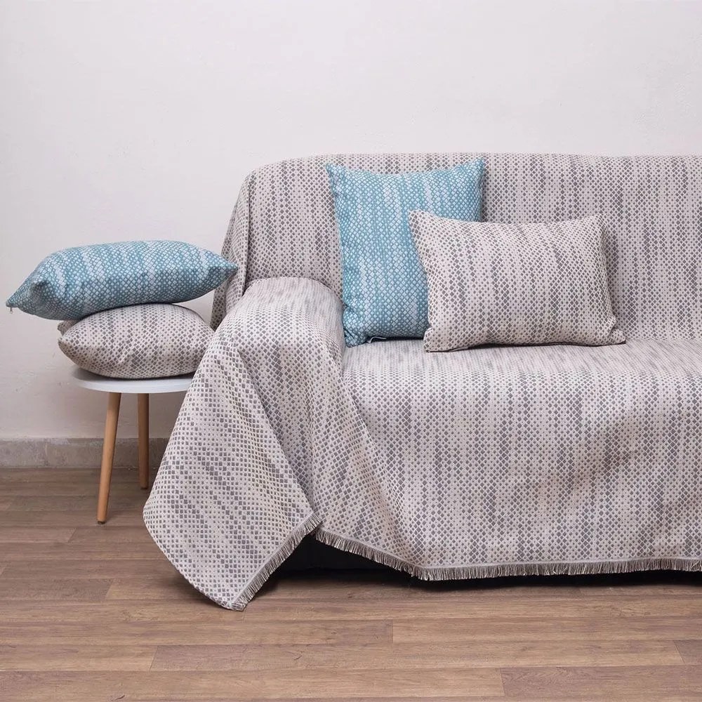 Ριχτάρι 1570 Linen Anna Riska Τριθέσιο 180x280cm 100% Cotton