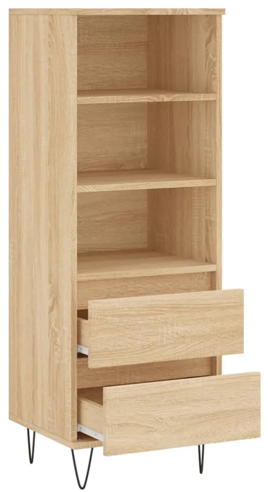 vidaXL Ντουλάπι Sonoma Δρυς 40x36x110 εκ. από Επεξεργασμένο Ξύλο