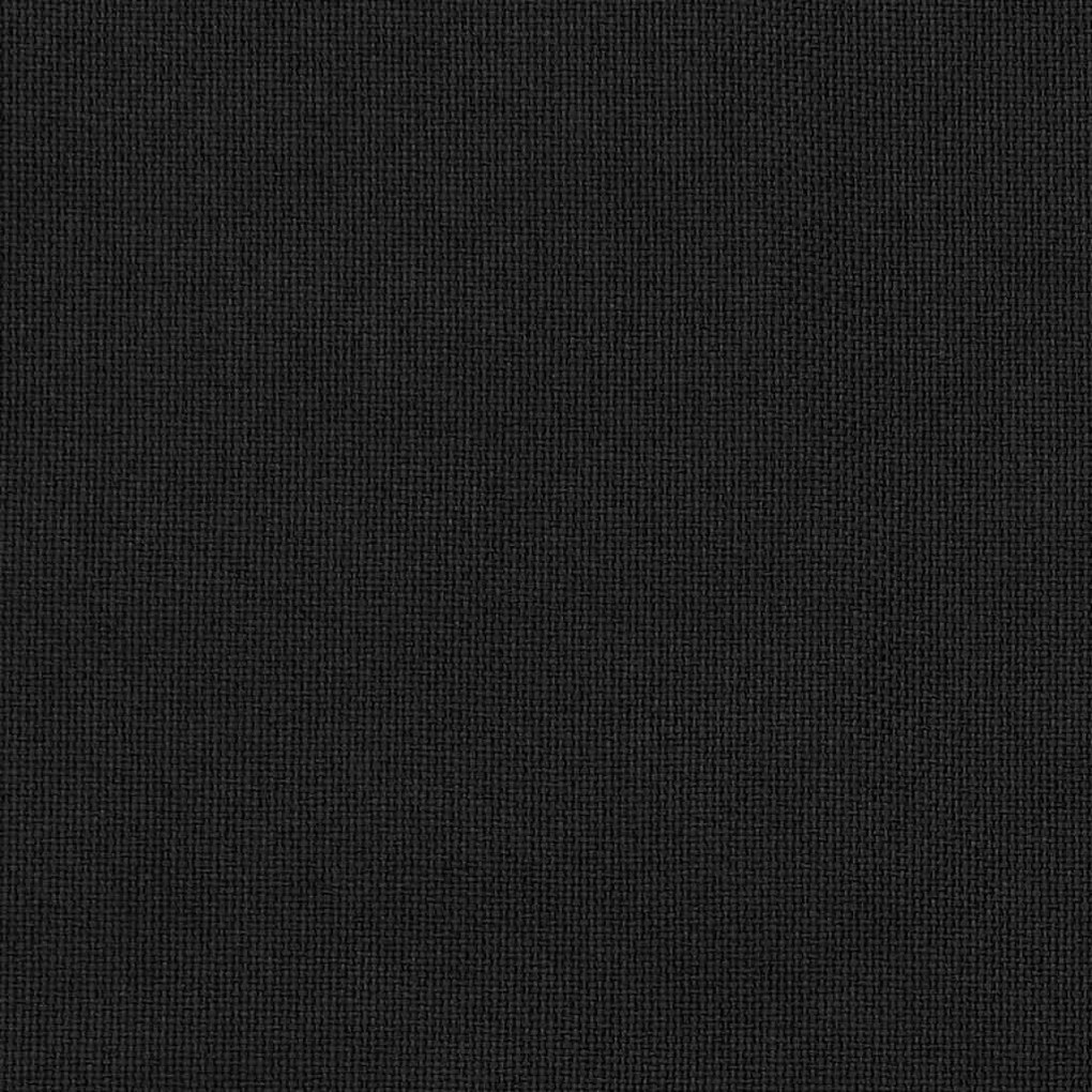 vidaXL Κουρτίνες Συσκότ. με Τρουκς/Όψη Λινού 2 τεμ. Μαύρες 140x245 εκ.