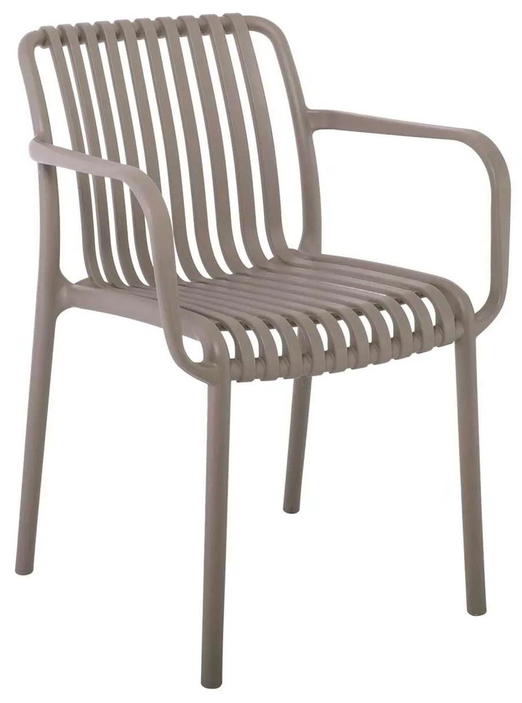 MODA Πολυθρόνα Στοιβαζόμενη PP - UV Mocha